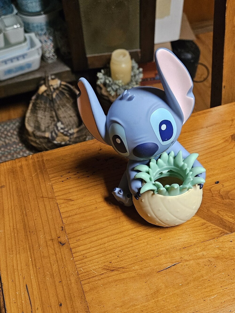 Disney Stitch Makeup Brush Holder — Blue, Pink, Cream, Mint
